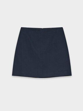 Aritzia Babaton Wool Mini Skirt Prevail Black Size 8